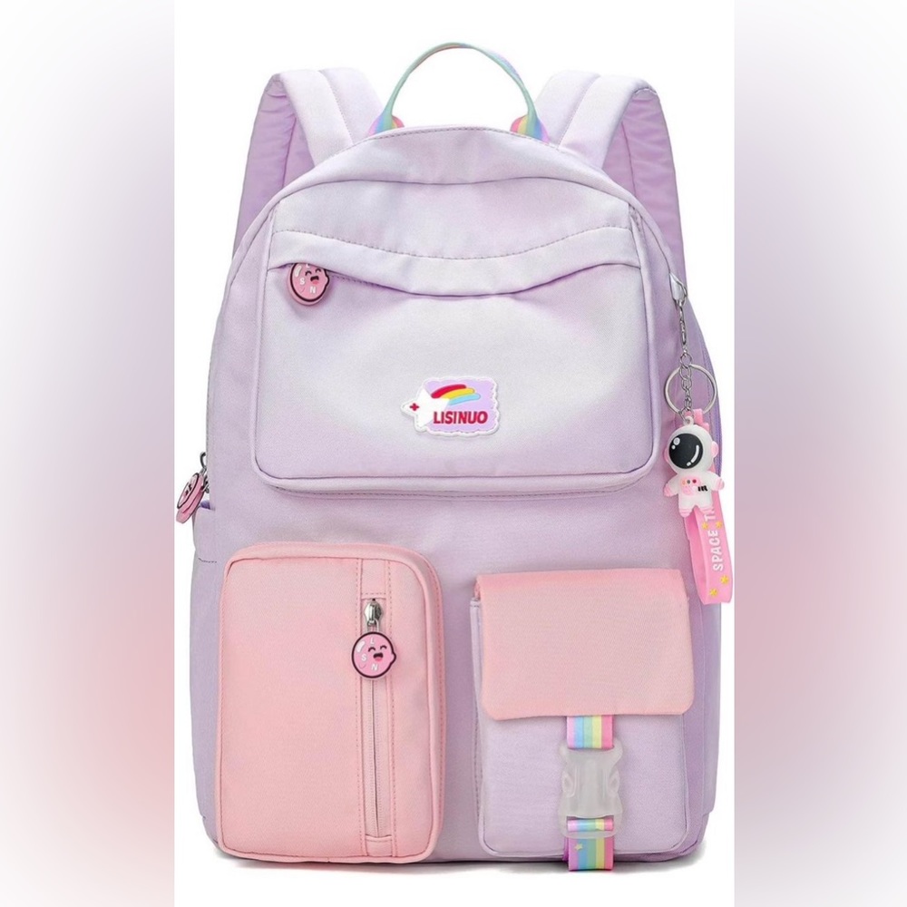 AUOBAG Cute🥰Girls🎒Backpack Suitable With CSPC Report to Send Pendanti